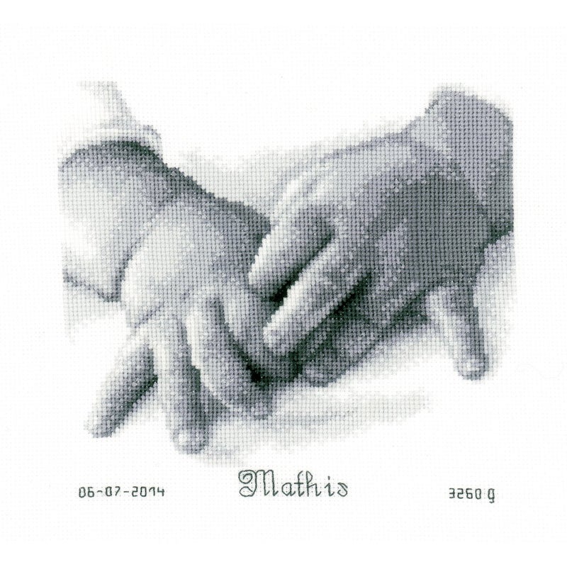 Vervaco Counted Cross Stitch Kit Baby Hands PN-0150172 - Image 4